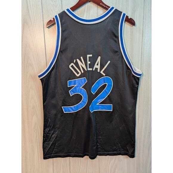 Vintage SHAQUILLE O'NEAL #32 Orlando Magic Champion Authentic Jersey 48 Black - Picture 3 of 8